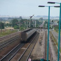 Signals and coal train