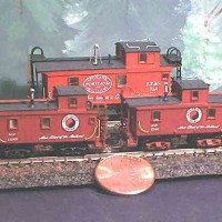 2 Z CABOOSES- 1 N SCALE CABOOSE