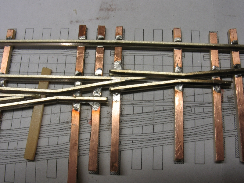 Scratch Build Dual Gauge Turnout 