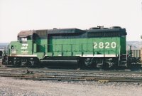 BN GP39M 2820 in Grand Junction CO circa 1998 2.jpg