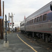 Amtrak in Charlottesville VA.