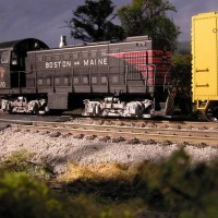 Indoors on the diorama Proto2000 S1 - HO scale