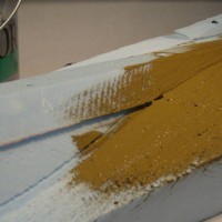 Latex paint holds soil