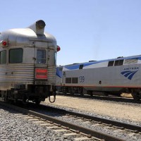 Coast Starlight #11 and #14 meet in Caliente