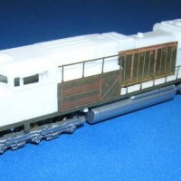 Z scale SD70ACe casting w/etchings