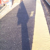 My Shadow At Rossi Station