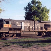 Ex-SP loco seen onthe Utah Central Railway in Ogden Utah