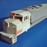 N Scale GP60M Kitbash: Cab Completed