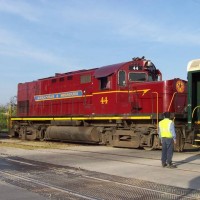 Arkansas & Missouri switching passenger train