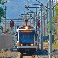 LACMTA gold line light rail system