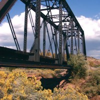 Truss bridge in Canyoncito NM