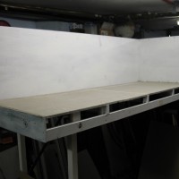layout board and backscene