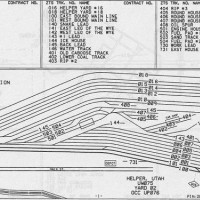 DRGW Helper Yard (Helper, UT) - SP SPINS diagram, 1997