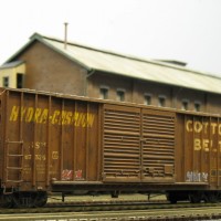 Weathered boxcar for Sweethome Alabama