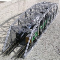 Z Scale Camelback Truss Bridge