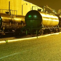 Tank cars on the Industrial Lead
