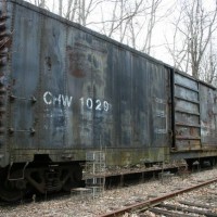 Chesapeake & Western Boxcar,Tyrone,KY