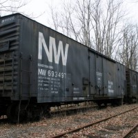 Norfolk & Western boxcar,Tyrone,KY