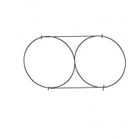 Oval with figure 8