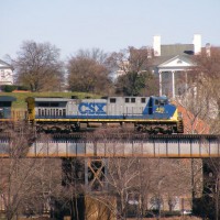 Westbound CSX train. Richmond VA