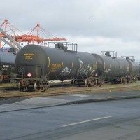 Tank cars spotted at Seattle Bulk Rail