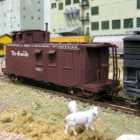 LaBelle caboose, now with first paint