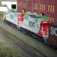 Soo SD40-2's 764 and 774