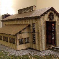 RS Laser Kits Z Scale Engine House