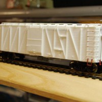 Virginian SS Box Car, F&C Kit, Ready for Painting
