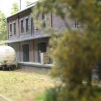 Freight house scenery complete