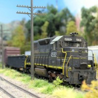 CSX SD35 detailled and weathered