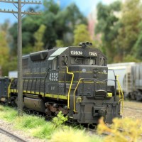CSX SD35 detailled and weathered