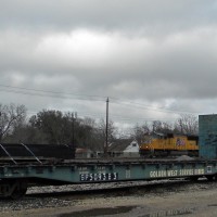 UP locomotive Framed