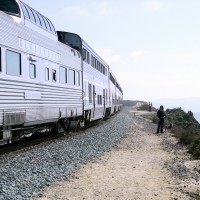 Amtrak Surfliner SB Del Mar, CA 2-25-2012