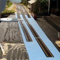 tracklaying on the new board and in East Yard