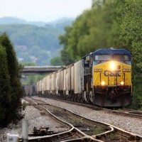 Southbound Grain Train at Kingsport