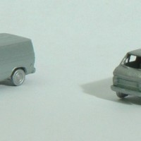 N Scale Dodge and Ford vans
