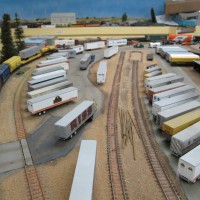 TOFC with trucks in position