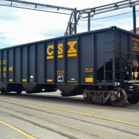 Brand new CSX coal hopper