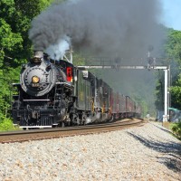 NS 956 with SOU #630 at South Fork, KY 5-31-14