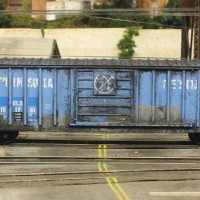 N-Scale ELS Boxcar weathered