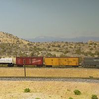 Southern Pacific SD7 # 5309 with short train