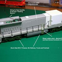 Details on the DC Train, Power Car