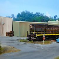 Local 0823 works the industrial park.