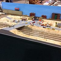 4ft Highway overpass module by Brad Myers