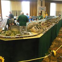 Peninsula Ntrak layout at the 2015 N Scale Convention.