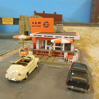 A & W Root Beer stand - kit