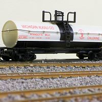 Chemical dome tank car straight from tran show