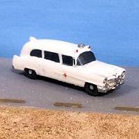 Cars N Scale - 1954 Cadillace ambulance