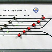 Staging yard control panel - Oct 2020